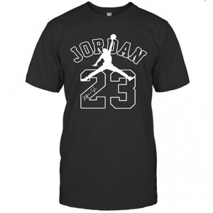 Michael Jordan 23 Chicago Bulls Basketball Signature T-Shirt